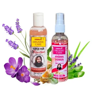 Hydra Toner and Super Fair Face Wash combo
