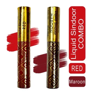 Liquid Sindoor – Maroon and Red Combo