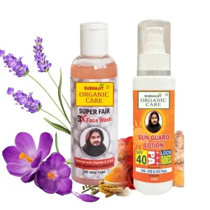 Super Fair Face Wash and Sun Guard Lotion (SPF 40) PA+++ combo